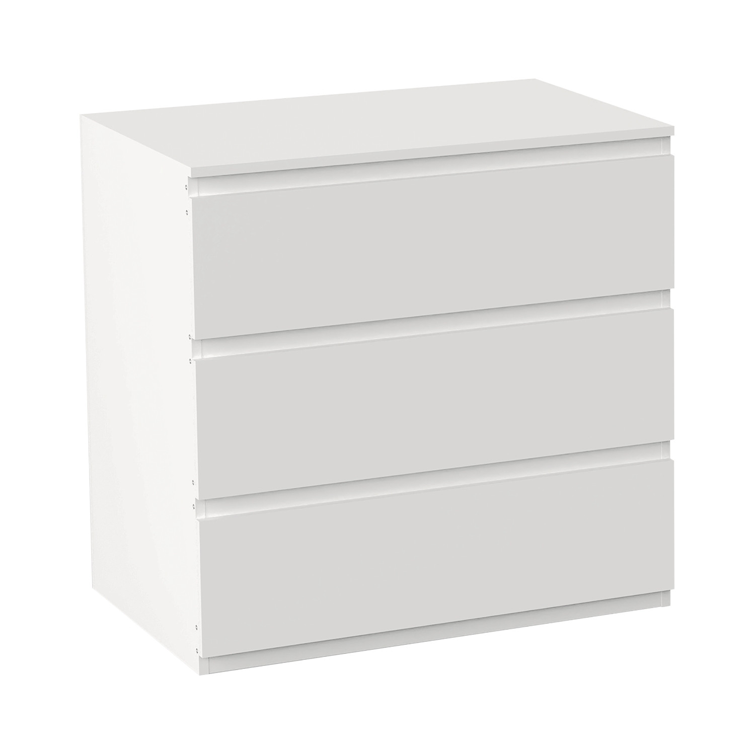 Cómoda de 3 Cajones SpaceQub 78x48x73cm 7house Cómodas y Cajoneras 4